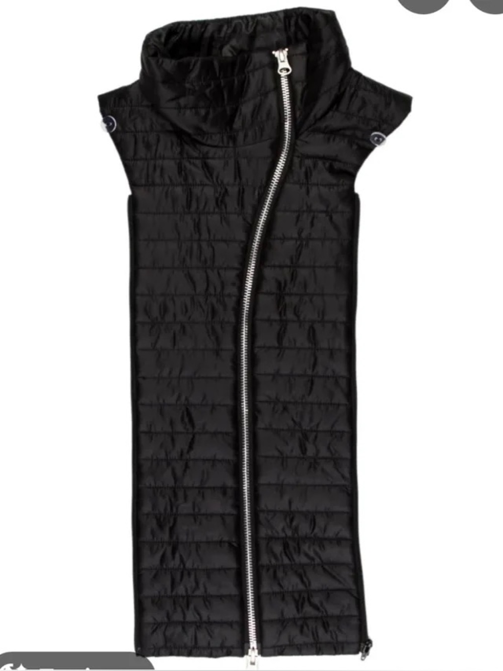 Veronica Beard Black Puffer Dickey